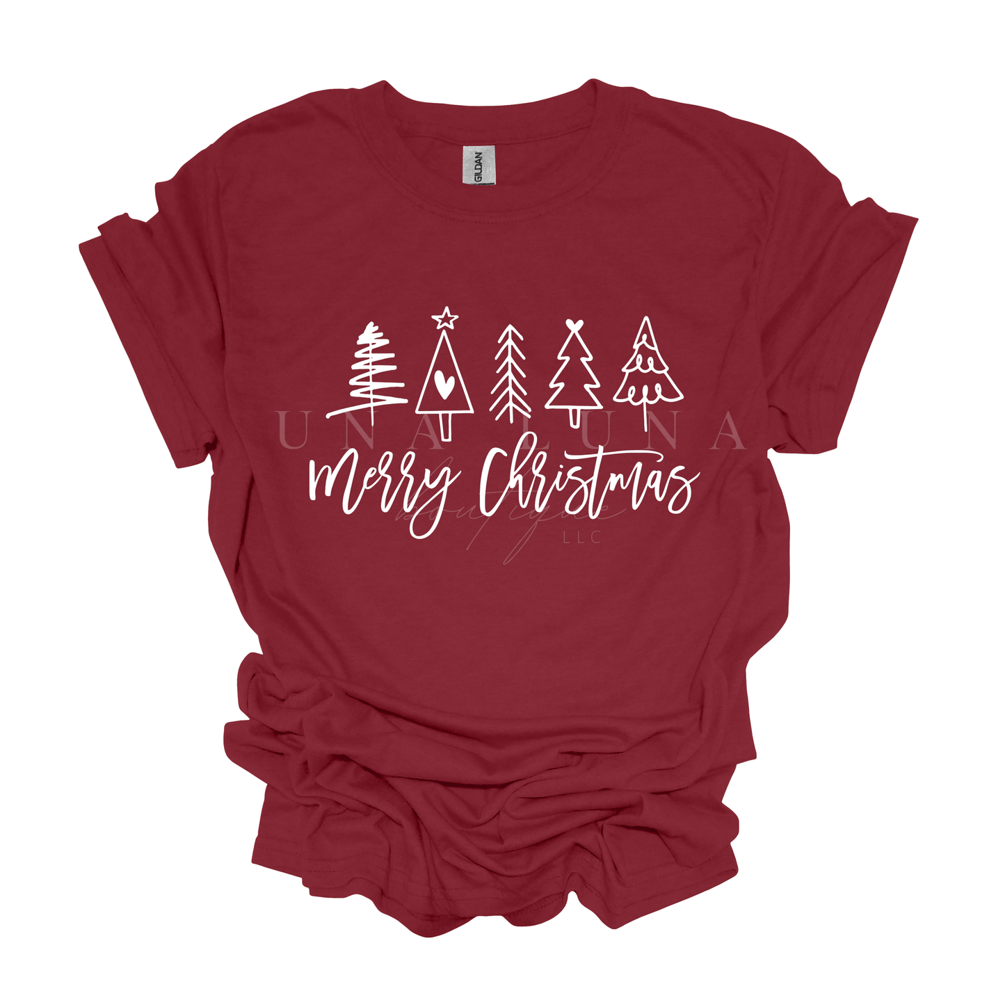 Five Little Trees (White)