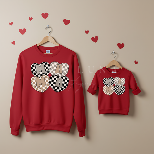 Checkered Candy Heart