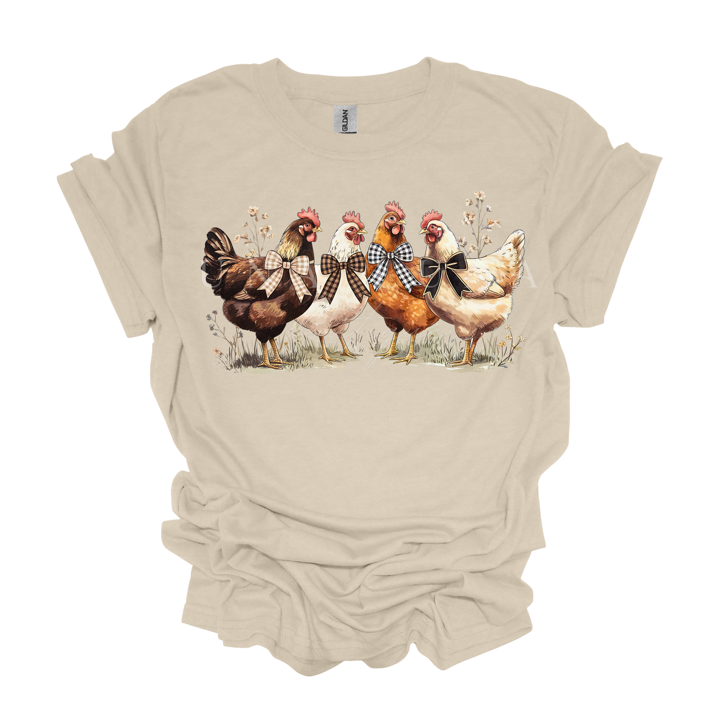 Chickens with Bows