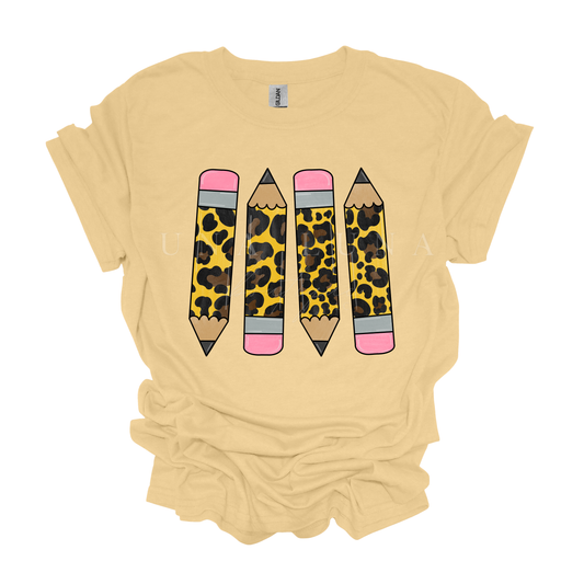 Leopard Pencils