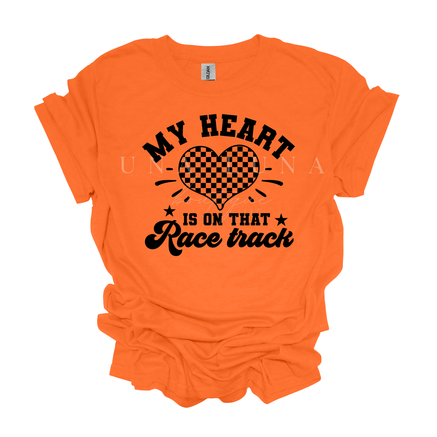 Heart on Race Track