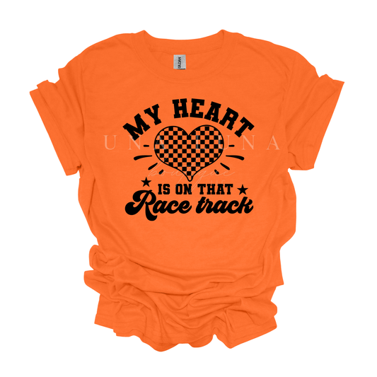 Heart on Race Track