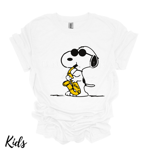 Dog Playing Saxophone